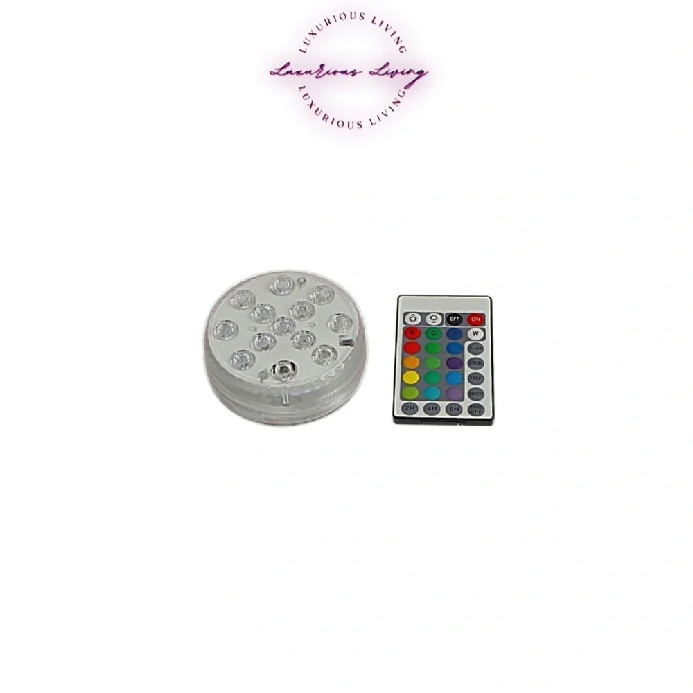 HD Designs Submersible LED Light Puck With Remote